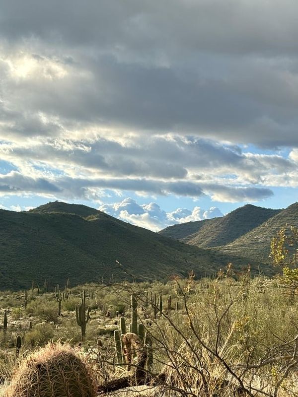 Lost Dog in Phoenix, Arizona — The clouds on this hike look like mountains themselves (Lost Dog Trailhead)