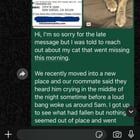 Lost Cat in San Diego, California — Cat Missing & It Seems Like Most People Reaching Out Are Scamming for lol Money