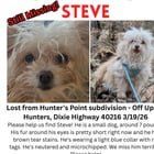 Lost Dog in Louisville, Kentucky — listing photo